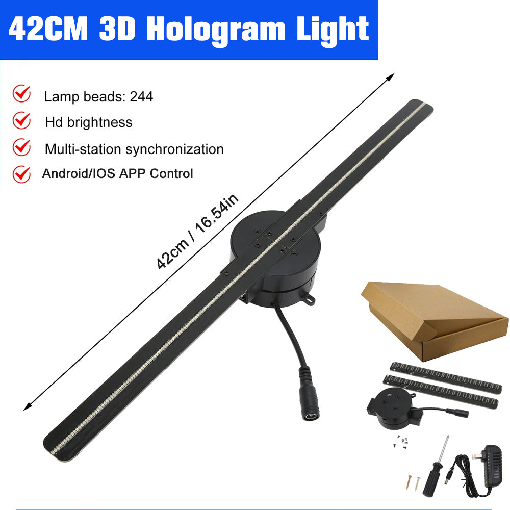 3D Hologram Fan WiFi Holographic Projector Display